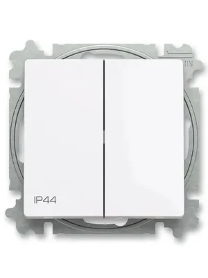 ABB Zoni 3559T-A05940 500 Přepínač sériový ř.5 s krytem IP44, bílá Must-Have