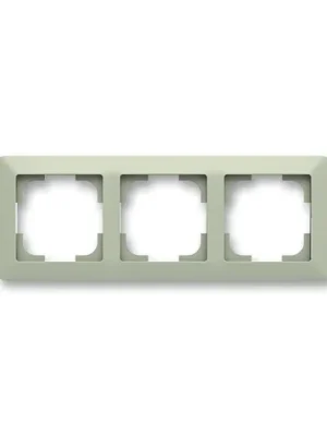ABB Zoni 3901T-A00030 143 Rámeček trojnásobný, vodorovná i svislá montáž, olivová/bílá Vrácení Zdarma