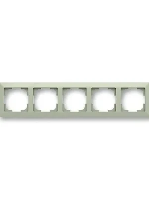 ABB Zoni 3901T-A00050 143 Rámeček pětinásobný, vodorovná i svislá montáž, olivová/bílá Poslední Šance