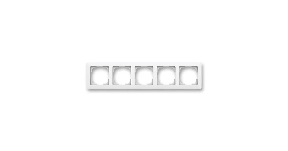 ABB Zoni 3901T-A00050 240 Rámeček pětinásobný, vodorovná i svislá montáž, matná bílá Aktuální
