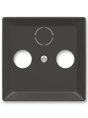 ABB Zoni 5011T-A00300 237 Kryt zásuvky anténní TV+R, TV+R+SAT, matná černá Akce