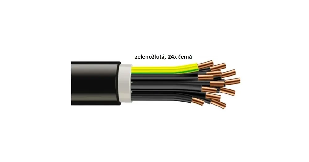 Vysoce Kvalitní Kabel CYKY-J 24x1,5 mm2