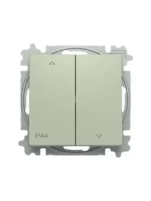 ABB Zoni 3559T-A88940 243 Ovládač žaluziový ř.1/0+1/0 s krytem IP44, olivová Ihned K Objednání