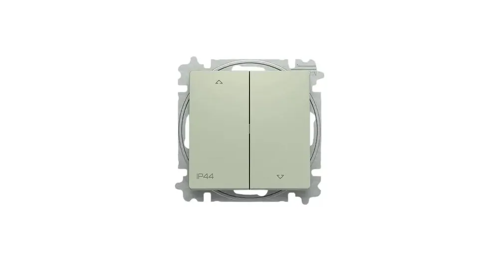 ABB Zoni 3559T-A88940 243 Ovládač žaluziový ř.1/0+1/0 s krytem IP44, olivová Ihned K Objednání