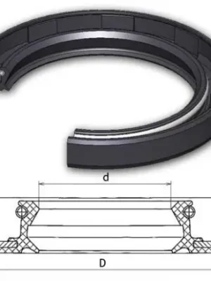 Gufero 45x72x8 NBR-WAS/GP Rubena Poslední Šance