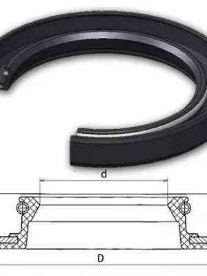 Must-Have Gufero 6x22x8 NBR-WA/G Rubena