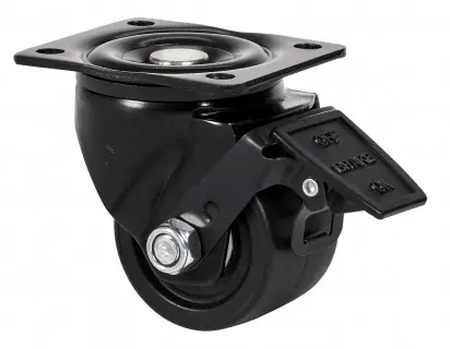 Ověřený LP-KN 2-4544 Průmyslové kolečko - otočné s brzdou